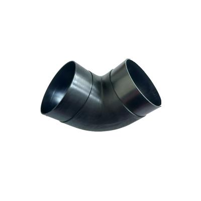 China Heater Spare Parts Black Elbow Corrugated Plastic Pipe For 2KW Air Parking Heater Ducting for sale