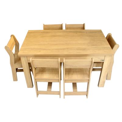 China Modern High Quality Incense Cedar Wood Luxury Dining Tables for Apartments and Villas for sale