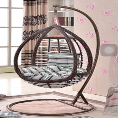 China Modern cheap swing chair double seat egg chair garden benche outdoor factory price furniture on hot sale for sale