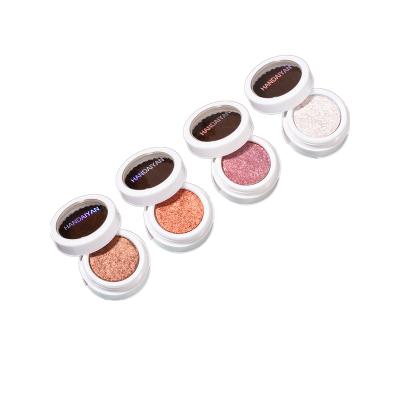 China Private Label Shimmer Waterproof High Pigmented Metallic Creamy Smoky Shimmer Eyeshadow Long Lasting Cream for sale