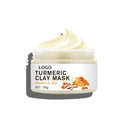 China Anti-Wrinkle Private Label Turmeric Vitamin C Clay Mask For Face for sale