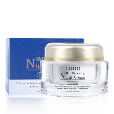 China Skin Revitalizer Private Label Skin Face Anti Wrinkle Whitening Night Cream for sale