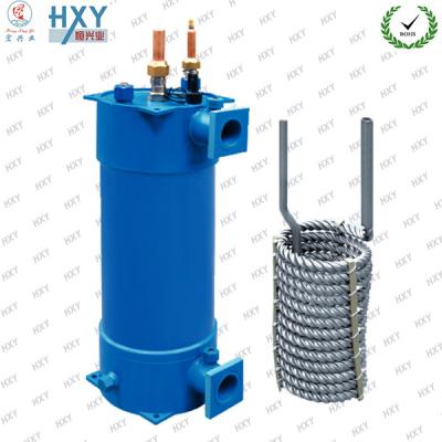 China Building Material Shops Water to Water Titanium Coil Heat Exchangers for Spa Pool Heat Pump for sale