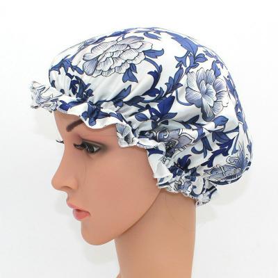 China Soft Smooth Feeling 100% Silk Hood For Sleeping Satin Breathable Hood Luxury Hair Long Hat for sale