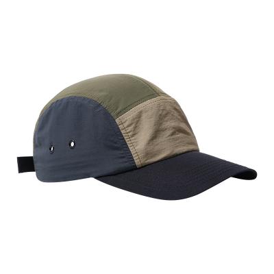 China COMMON Logo 5 Panel Custom Printing Camper Caps Hat For Unisex for sale