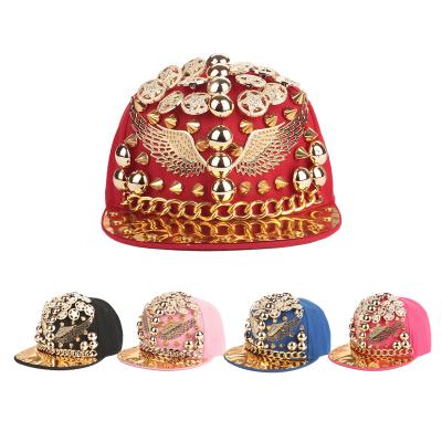 China WHITE JOINT unisex custom diy your own custom design rock gold punk thin layer metal enamel pin snapback hat for sale