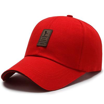 China Wholesale New Men's Baseball Cap 6-Panel Plain Cotton Pattern Simple Promotional Hats Multicolor Sun Visor Custom Outdoor Sports Hats for sale