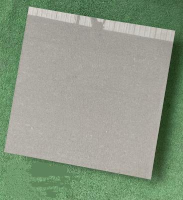 China Modern Best Selling New Lightweight Dark Gray Double Loading Polished Matte Rock Surface Porcelain Tiles for sale