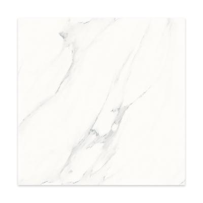 China Factory Wholesale Modern Carrara White Polished Glazed Marble Tiles For Hotel for sale