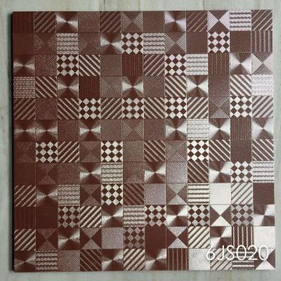 China Glazed Metal Tiles Matte Finished Porcelain Tiles Non-slip Shiny Unique Metallic for sale