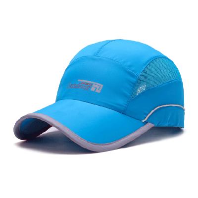 China breathable & 5 Panel Waterproof Custom Screen Printed Logo Drying Microfiber Sports Fit Hat for sale