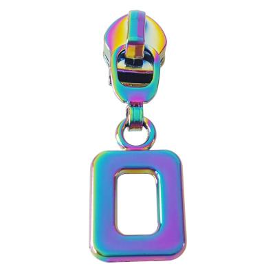 China Other New Custom Bags Puller Logos Colorful Zinc Alloy Reflective Decorative Zipper Pull Tags For Garment for sale