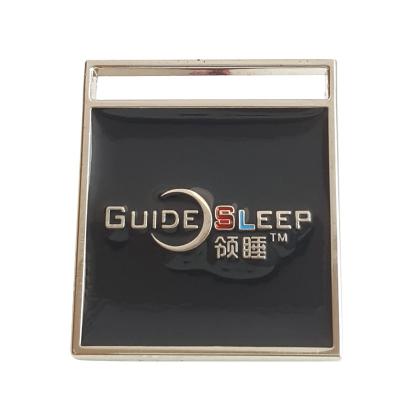 China Custom Metal LOGO Wardrobe Cushion Sofa Furniture Metal Zinc Alloy Label Trademark Industry Door Windows Cabinet Viable Custom Label for sale