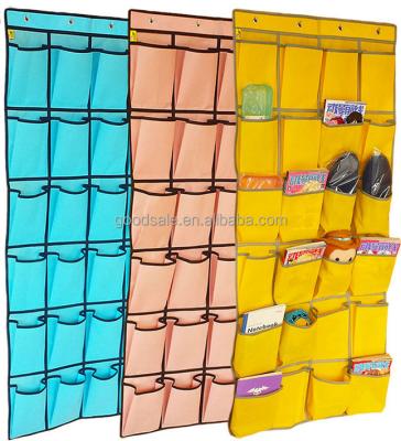 China 24 Expandable Pockets Shoe Organizer Storage Door Hanging Storage for sale