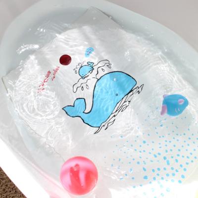 China Sustainable Baby Bath Mat PVC Baby Bath Mat With Too Hot Indicator Intelligent Thermal Bath Mat for sale