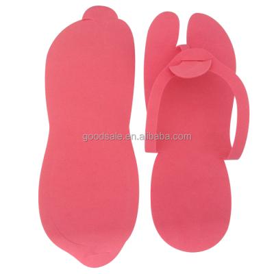 China Deodorization Pedicure Flip Flop Eva Foam Bright Color Disposable Slippers for sale