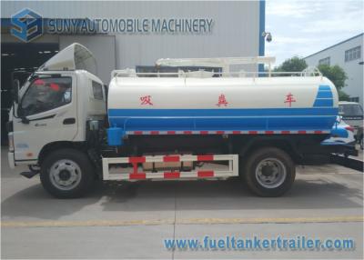 Cina Camion 8000L del pulsometro del camion cisterna dell'acqua di risanamento dell'acciaio inossidabile di Foton Aumark in vendita