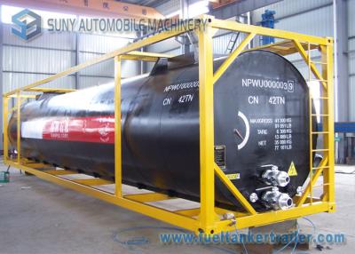 China Transportation 40FT Bitumen / Asphalt Tanker Trailer With Self Discharge for sale