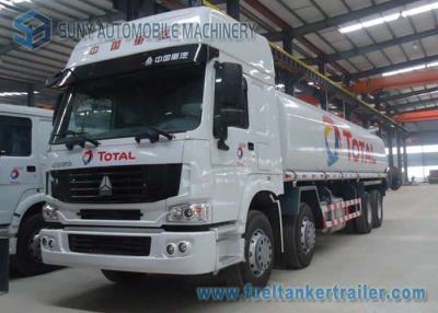 China Howo 8x4 Sinotruk Fuel Chemical Tanker Truck , 310HP Carbon Steel Tanker Truck for sale