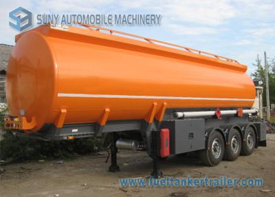 China Chemical Liquid 38000L Pneumatic Tanker Trailers 3 Axle Trailer for sale