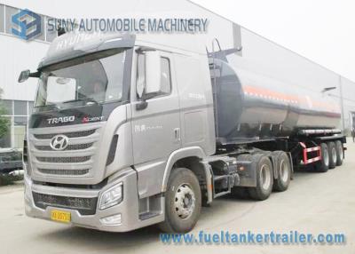 China SUNY-Plastiek/Aanhangwagen van de Aluminium de Horizontale Chemische Tank voor Natriumhydraat Te koop