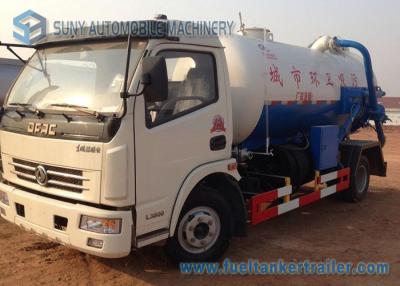 China Kohlenstoffstahl-Behälter-Abwasser-Saugtanklastzug 4X2 Dongfeng Q235 zu verkaufen