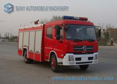 China DONGFENG 2 Axles Foam Fire Fighting Trucks 140hp 4X2 6000L for sale