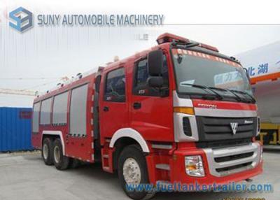 China 12000L Water Fire Fighting Vehicle 270hp Double Row Cabin FOTON 6X4 Chassis for sale