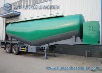 China 26 CBM Cement Powder Trailer Carbon Steel Tandem Semi Trailer for sale