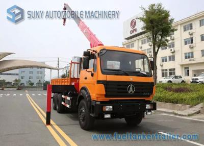 China Kabinen-LKW Beiben NG80 mit Kran des Kran-6x4 brachte LKW 336 Pferdestärken an zu verkaufen