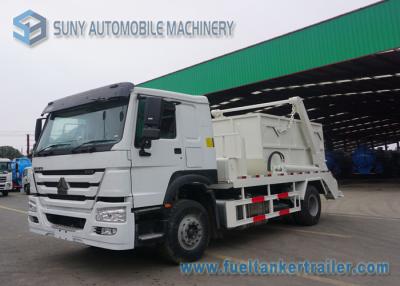 Chine Lecteur 266hp du châssis 4x2 du camion à ordures HOWO de bras d'oscillation de Sinotruk 12m3 à vendre