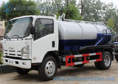 中国 ISUZU 700P 4x2 190hp の真空のタンクローリー 10000L Q345 ISO/CCC 販売のため