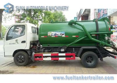 中国 Foton 8CBM 8000L 8M3 の真空のタンクローリー Cummins 140hp の 4x2 下水の吸引のトラック 販売のため