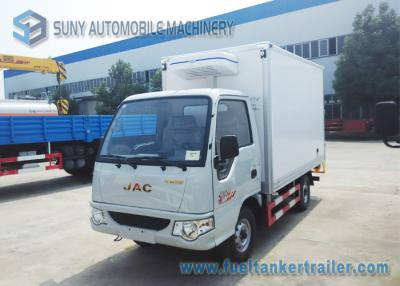 China Benzinmotor 82 Eiscreme HPs 4x2 Mini Refrigerator Van Truck Transport 1 T zu verkaufen