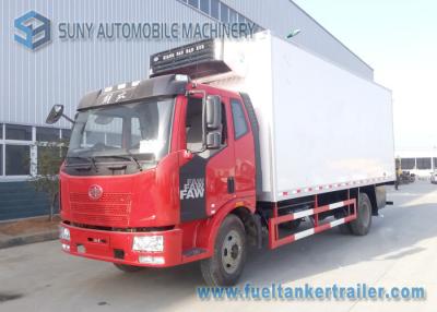 中国 180立方HP FAW J6 4x2 RefrigeratorヴァンTruck Load 10T箱の容積30 販売のため