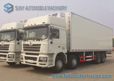 Cina Inscatoli 50 il camion congelato cubico Shacman locativo 8x4 Heavy Cooling Van Truck 260 HP in vendita