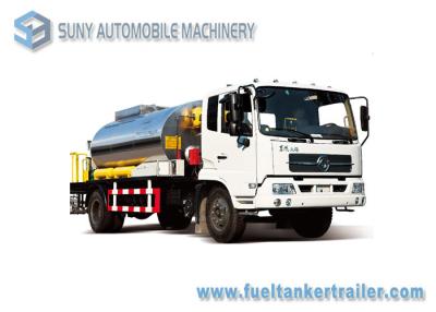 China Dongfeng 4 x 2 Asphalt Tanker Trailer 8000 L -10000 L Tianjin Cab for sale