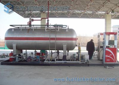 中国 LPG タンク トレーラ トラック 20000l LPG のスキッドのガスのタンカー 10tons LPG のスキッドの給油所 販売のため