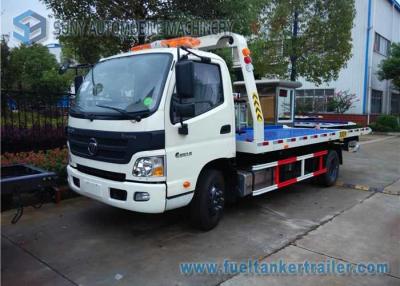 China Portador de coche azul de plataforma del solo del taxi camión blanco de Foton Auman 5T LHD en venta