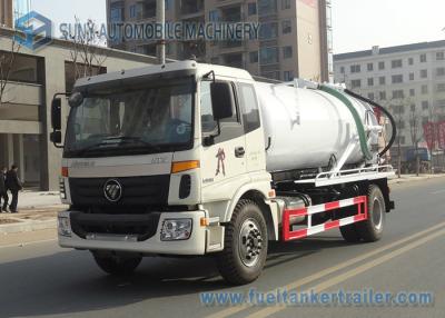 China Tankwagen/-fahrzeug FOTON Auman 4x2 Vakuumbrachten die Wasser-Behälter-Kapazität 10m3 an zu verkaufen