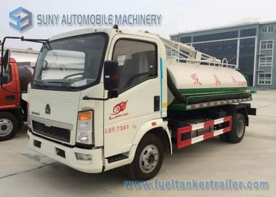 China Licht-Reihen-Hygiene-LKW 6000L Sinotruk Howo, Abwasser-Saug-LKW des Vakuum4x2 zu verkaufen