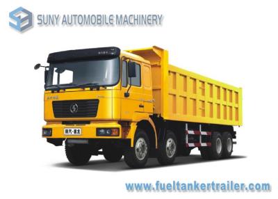 China 380hp / 420hp Heavy Duty Dump Truck Right  Hand Drive Shacman F2000 8x4 50 T for sale