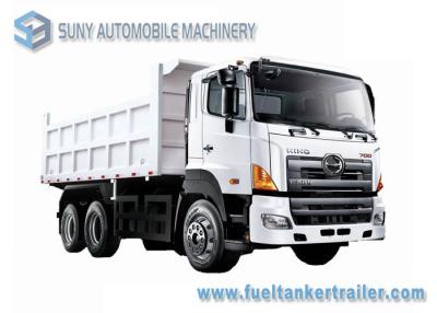 Chine 259 kilowatts/350 puissances en chevaux pneu 11.00R20 et 10+1 résistant de camion à benne basculante de Hino 6x4 à vendre