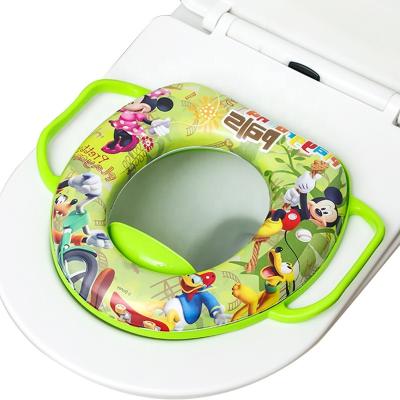 China Eco-freindly OEM Portable Soft Potty Training Toilet Seat For Baby Kids Good Quality Travel Toilet Training Pad Eco-friendly Material Cover for sale