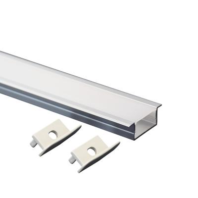 China New Design Decorations 20X10A Shallow Recessed Aluminum Led Profile For Double Rows Led Strips for sale