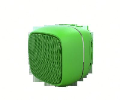 China Wholesale wireless portable mini cube speaker bt268 wake up time display wireless speaker for sale