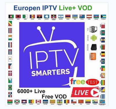 China IPTV Subscription Android Device IP TV Dealer Panel 24 Hours Free Trial Stable Work M3u Link M3u for sale