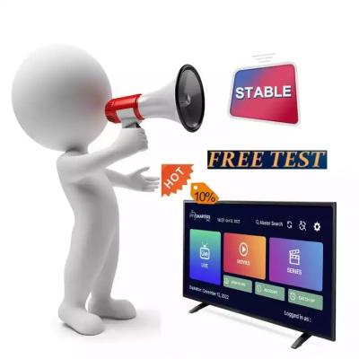 China 2023 reseller iptv box apk m3u android panel account free trial for smart tv ip tv subscription mega for sale