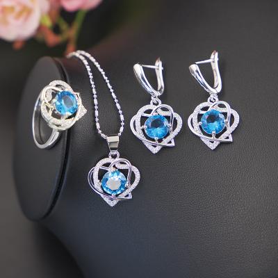 China CLASSIC Custom Jewelry Necklace For Women 2021 Jewelry Wedding Sets Gold Plated Jewelry for sale