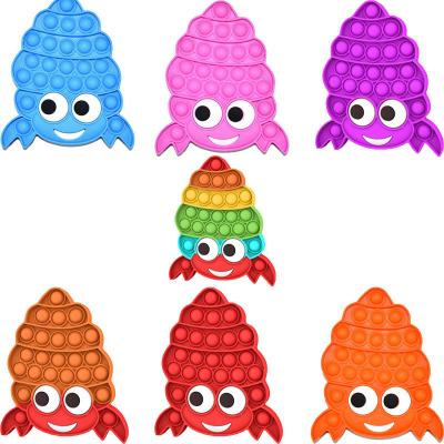 China Hot Sale Bouncing Person Bubble Hermit Crab Stress Relief Stress Silicone Jumping Toys Office\Garden\Home\School For Kids Adults for sale